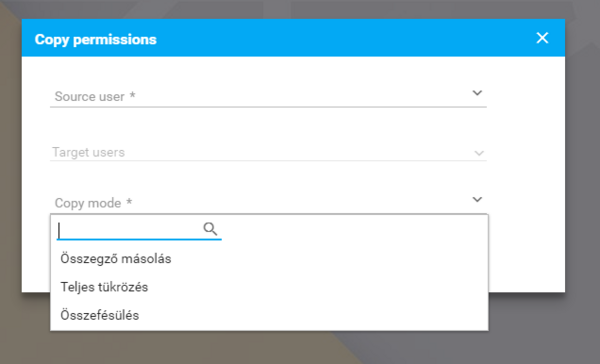 Másolási módok Másolási módok