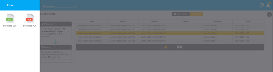 Export file formats Export file formats
